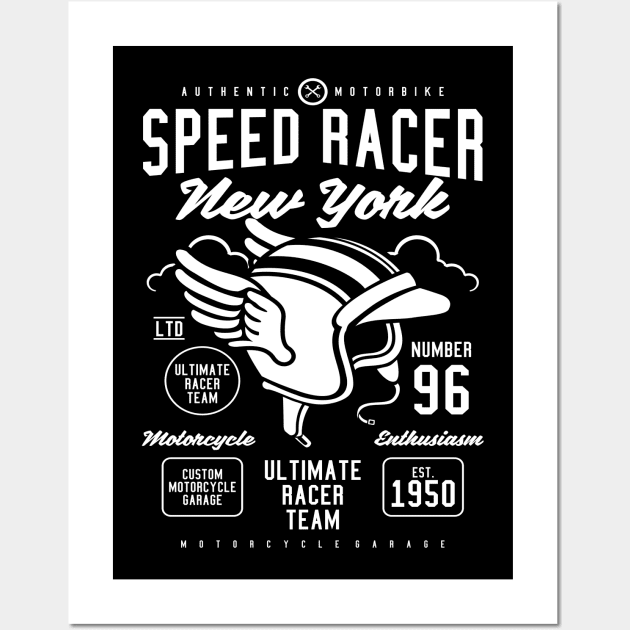 Speed Racer Wall Art by CRD Branding